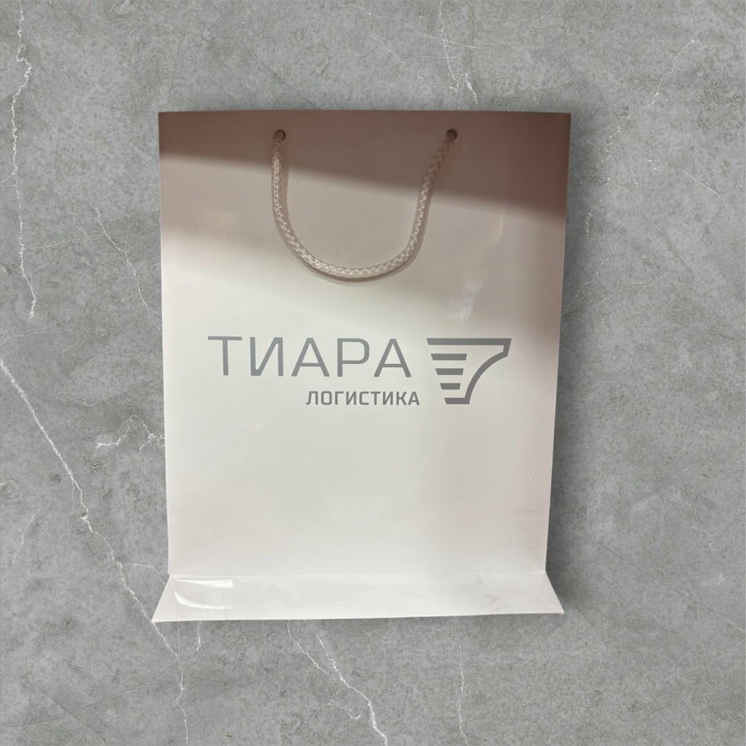 Пакеты бумажные с логотипом